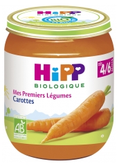 HiPP Mes Premiers Légumes Carottes dès 4/6 Mois Bio 125 g HiPP Mes Premiers Légumes Carottes dès 4/6 Mois Bio 125 g