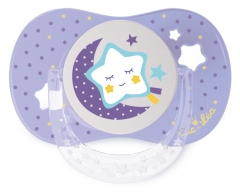 Luc et Léa Silicon Soother Symmetrical with Ring 0 Months and + Luc et Léa Silicon Soother Symmetrical with Ring 0 Months and +