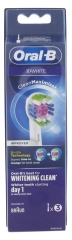 Oral-B 3D White Clean 3 Bürsten Maximieren Oral-B 3D White Clean 3 Bürsten Maximieren