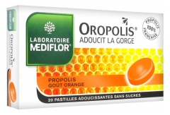 Médiflor Oropolis Pastilles Adoucissantes pour la Gorge 20 Pastilles Médiflor Oropolis Pastilles Adoucissantes pour la Gorge 20 Pastilles