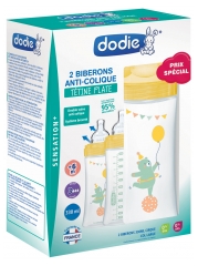 Dodie Sensation+ 330 ml Débit 3 6 Mois et + Lot de 2 Biberons Dodie Sensation+ 330 ml Débit 3 6 Mois et + Lot de 2 Biberons