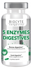 Biocyte Longevity 5 Enzymes 60 Gélules Biocyte Longevity 5 Enzymes 60 Gélules