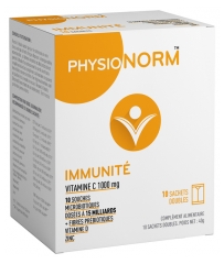 Laboratoire Immubio Physionorm Immunité 10 Sachets Doubles Laboratoire Immubio Physionorm Immunité 10 Sachets Doubles