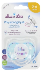 Luc et Léa Physiological Silicon Soother with Ring 0 - 6 Months Luc et Léa Physiological Silicon Soother with Ring 0 - 6 Months