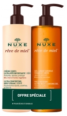 Nuxe Rêve de Miel Gel Lavant Surgras 400 ml + Crème Corps Ultra-Réconfortante 400 ml Nuxe Rêve de Miel Gel Lavant Surgras 400 ml + Crème Corps Ultra-Réconfortante 400 ml