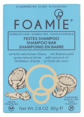 Foamie Shampoing en Barre à l'Huile de Coco Cheveux Normaux 80 g Foamie Shampoing en Barre à l'Huile de Coco Cheveux Normaux 80 g