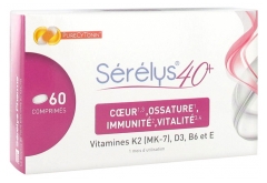 Sérélys 40+ Heart Skeleton Immunity Vitality 60 Tablets Sérélys 40+ Heart Skeleton Immunity Vitality 60 Tablets