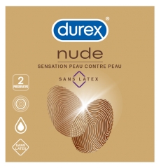 Durex Nude Sans Latex 2 Préservatifs Durex Nude Sans Latex 2 Préservatifs