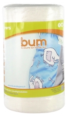 Bum diapers Voiles de Protection Biodégradables Rouleau de 100 Bum diapers Voiles de Protection Biodégradables Rouleau de 100