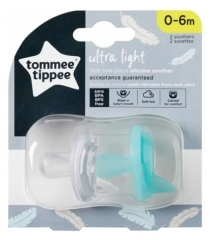 Tommee Tippee Lot de 2 Sucettes en Silicone 0-6 Mois Tommee Tippee Lot de 2 Sucettes en Silicone 0-6 Mois