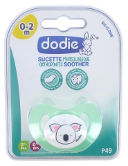 Dodie Sucette Physiologique Silicone 0-2 Mois N°P49 Dodie Sucette Physiologique Silicone 0-2 Mois N°P49