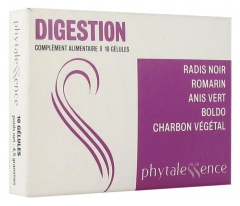 Phytalessence Digestion 10 Gélules Phytalessence Digestion 10 Gélules