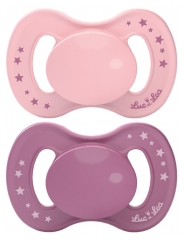 Luc et Léa Végétale 2 Anatomic Soothers + 18 Months Luc et Léa Végétale 2 Anatomic Soothers + 18 Months