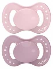 Luc et Léa Végétale 2 Anatomical Soothers 0-6 Months Luc et Léa Végétale 2 Anatomical Soothers 0-6 Months