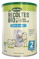 Blédina Les Récoltes Bio Lait de Suite 2ème Âge de 6 à 12 Mois 800 g Blédina Les Récoltes Bio Lait de Suite 2ème Âge de 6 à 12 Mois 800 g