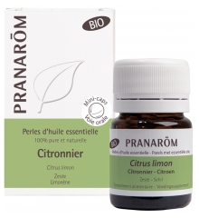 Pranarôm Organic Pearls of Essential Oil Lemon Tree (Citrus limon) 60 Pearls Pranarôm Organic Pearls of Essential Oil Lemon Tree (Citrus limon) 60 Pearls
