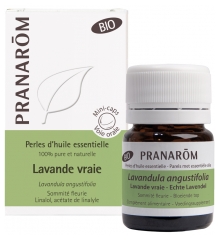 Pranarôm Perles d\'Huile Essentielle Lavande Vraie (Lavandula angustifolia) Bio 60 Perles