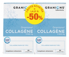 Granions Collagène 2500 mg Lot de 2 x 60 comprimés Granions Collagène 2500 mg Lot de 2 x 60 comprimés