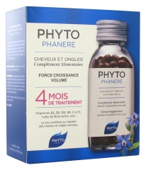 Phyto Phytophanère Cheveux et Ongles 4 Mois de Traitement 240 Capsules Phyto Phytophanère Cheveux et Ongles 4 Mois de Traitement 240 Capsules