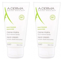 Aderma Hand Cream Fragile Skins 2 x 50ml Aderma Hand Cream Fragile Skins 2 x 50ml