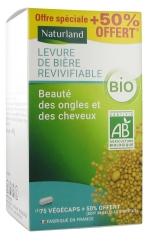 Naturland Levure de Bière Revivifiable Bio 75 Végécaps + 38 Végécaps Offertes Naturland Levure de Bière Revivifiable Bio 75 Végécaps + 38 Végécaps Offertes