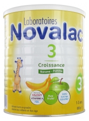 Novalac 3 Croissance Banane - Pomme 800 g Novalac 3 Croissance Banane - Pomme 800 g