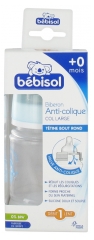 Bébisol Biberon Anti-Colique 120 ml +0 Mois Débit 1 Bébisol Biberon Anti-Colique 120 ml +0 Mois Débit 1