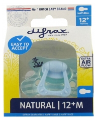 Difrax Sucette Natural 12 Mois + Difrax Sucette Natural 12 Mois +