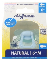 Difrax Sucette Natural 6 Mois + Difrax Sucette Natural 6 Mois +