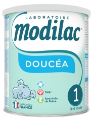 Modilac Doucéa 1er Âge de 0 à 6 Mois 400 g Modilac Doucéa 1er Âge de 0 à 6 Mois 400 g