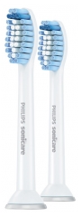 Philips Sonicare Standard Sensitive HX6052 2 Têtes de Brosse de Rechange Philips Sonicare Standard Sensitive HX6052 2 Têtes de Brosse de Rechange