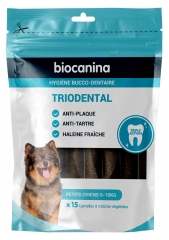 Biocanina Triodental Petits Chiens 15 Lamelles Végétales Biocanina Triodental Petits Chiens 15 Lamelles Végétales