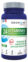 Granions 24 Vitamines Minéraux et Plantes Sénior 90 Comprimés Granions 24 Vitamines Minéraux et Plantes Sénior 90 Comprimés