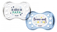 Dodie Sucette Anatomique Silicone +6 Mois Lot de 2 N°A36 Dodie Sucette Anatomique Silicone +6 Mois Lot de 2 N°A36