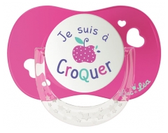 Luc et Léa Silicon Symmetrical Soother with Ring + 18 Months Luc et Léa Silicon Symmetrical Soother with Ring + 18 Months