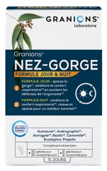 Granions Nez-Gorge Jour & Nuit 10 Gélules + 10 Comprimés Granions Nez-Gorge Jour & Nuit 10 Gélules + 10 Comprimés