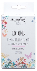 AquaTéal Waschbare und Wiederverwendbare Bio-Reinigungsbaumwolle 3 Stück AquaTéal Waschbare und Wiederverwendbare Bio-Reinigungsbaumwolle 3 Stück