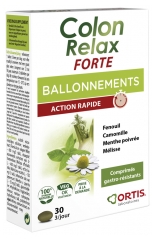 Ortis Colon Relax Forte Ballonnements 30 Comprimés Ortis Colon Relax Forte Ballonnements 30 Comprimés