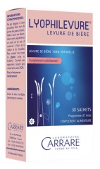 Laboratoire Carrare Lyophilevure Brewer's Yeast 30 Sachets Laboratoire Carrare Lyophilevure Brewer's Yeast 30 Sachets