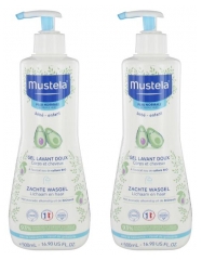 Mustela Gel Lavant Doux à l'Avocat Lot de 2 x 500 ml Mustela Gel Lavant Doux à l'Avocat Lot de 2 x 500 ml
