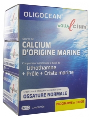 Oligocean Aqualcium Lot de 3 x 60 Comprimés Oligocean Aqualcium Lot de 3 x 60 Comprimés
