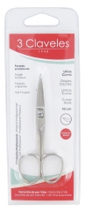 3 Claveles Ciseaux à Ongles Courbe 10 cm 3 Claveles Ciseaux à Ongles Courbe 10 cm