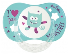 Luc et Léa Silicon Soother Symmetrical with Ring + 6 Months Luc et Léa Silicon Soother Symmetrical with Ring + 6 Months