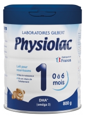 Physiolac Nourrissons 1 0 à 6 Mois 800 g Physiolac Nourrissons 1 0 à 6 Mois 800 g