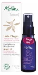 Melvita Arganöl Parfümiert mit ätherischem Bio-Rosenöl 50 ml + Bio-Altrosenblütenwasser 28 ml im Angebot Melvita Arganöl Parfümiert mit ätherischem Bio-Rosenöl 50 ml + Bio-Altrosenblütenwasser 28 ml im Angebot