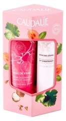 Caudalie Rose de Vigne Crème Gourmande Mains & Ongles 30 ml + Soin des Lèvres 4,5 g Caudalie Rose de Vigne Crème Gourmande Mains & Ongles 30 ml + Soin des Lèvres 4,5 g