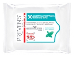Preven's Lingettes Antiseptiques Parfum Menthe 30 Lingettes Preven's Lingettes Antiseptiques Parfum Menthe 30 Lingettes