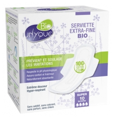 Unyque Bio 10 Serviettes Extra-Fines Super Unyque Bio 10 Serviettes Extra-Fines Super
