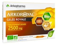 Arkopharma Arko Royal Organic Royal Jelly 2500mg 20 Phials Arkopharma Arko Royal Organic Royal Jelly 2500mg 20 Phials