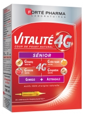 Forté Pharma Vitalité 4G Sénior 20 Ampoules Forté Pharma Vitalité 4G Sénior 20 Ampoules
